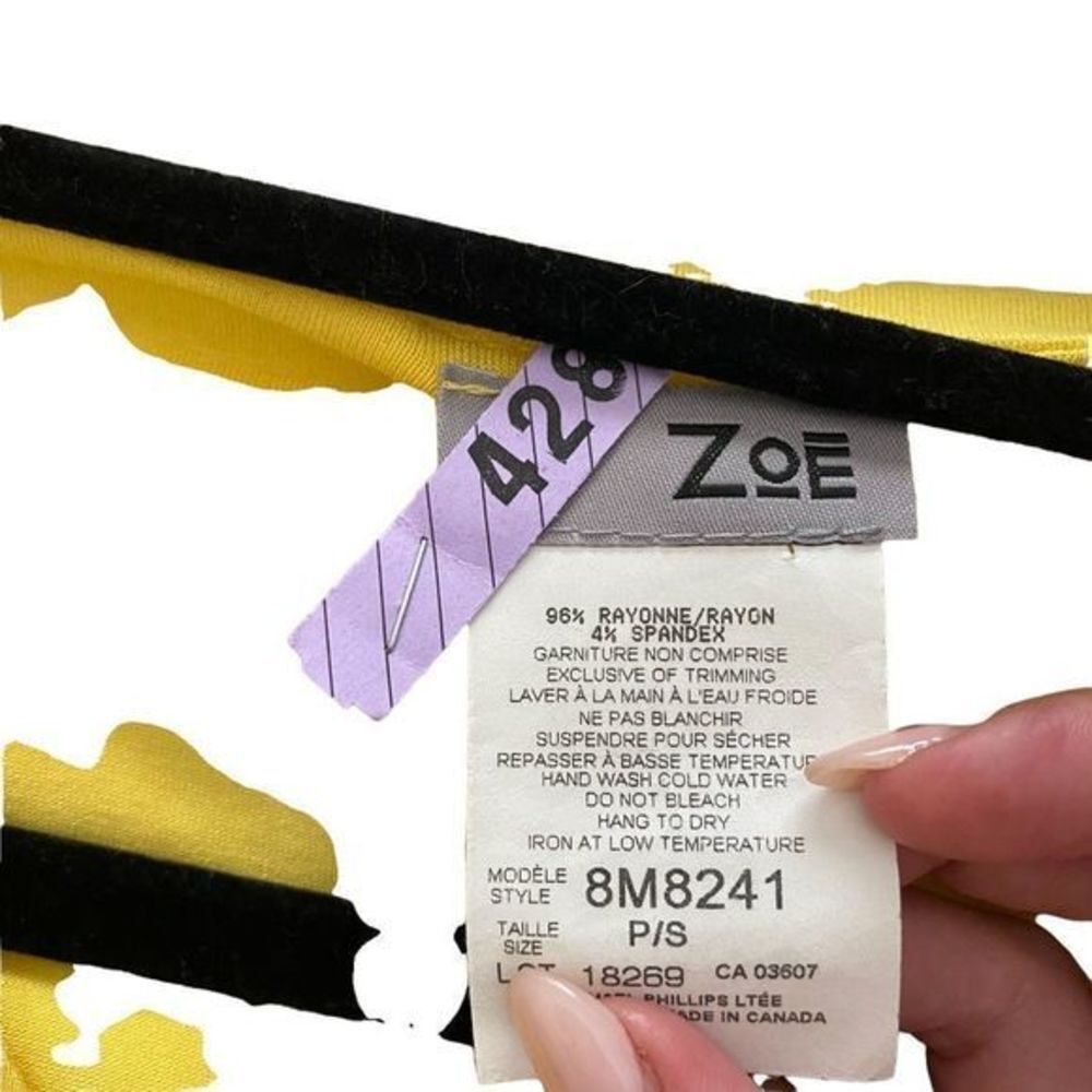 ZOĒ Drawstring Top Sz Sm‎ - Picture 4 of 4